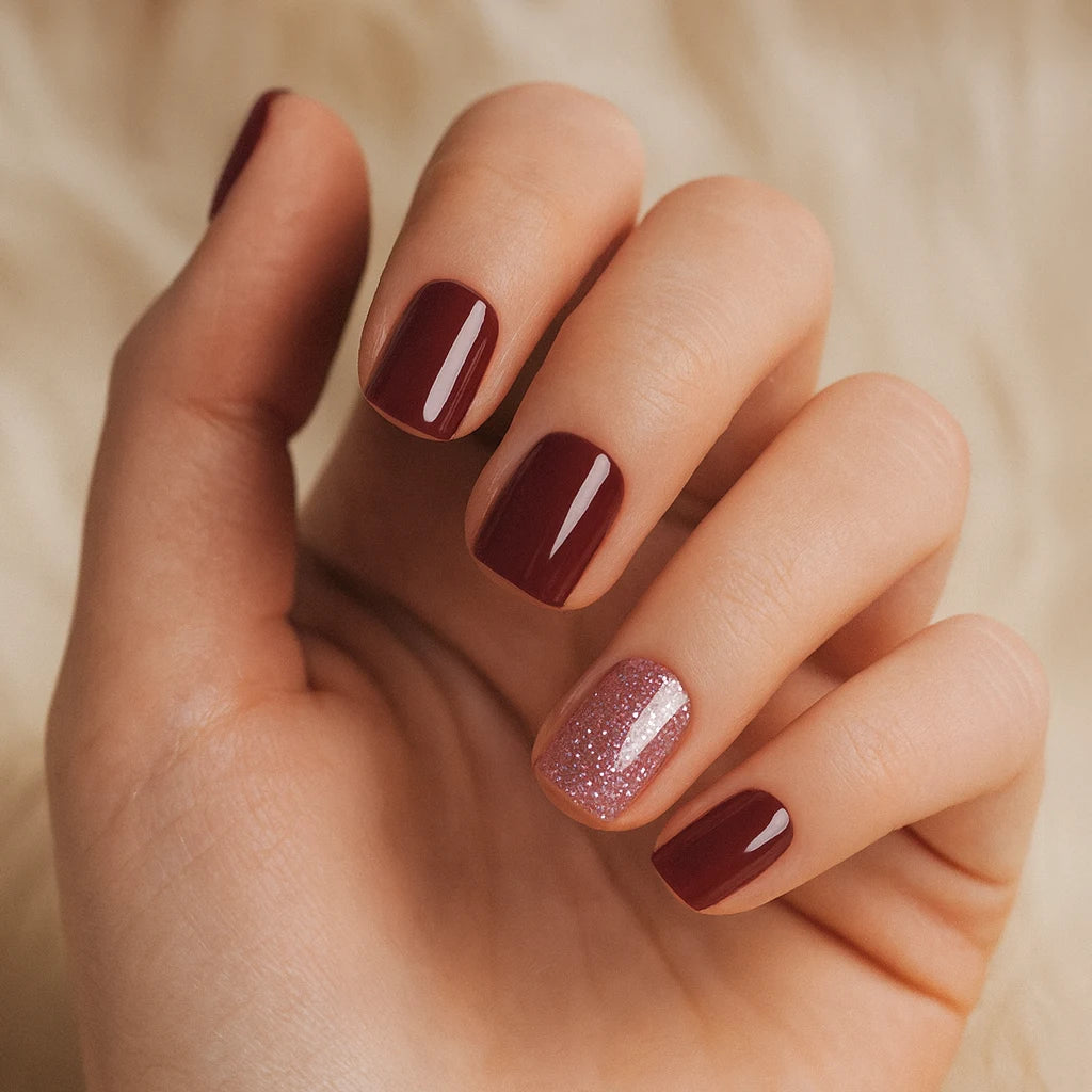 Sticker Gel Chocolate Glitter